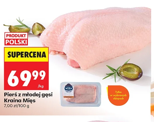 Kraina Mięs Pierś z młodej gęsi 1 kg