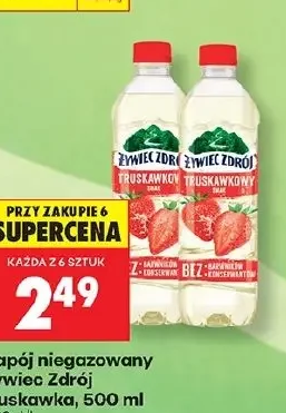 Żywiec Zdrój Napój niegazowany truskawkowy 500 ml