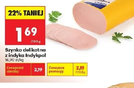 Indykpol Szynka delikatna z indyka 1 kg