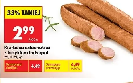 Indykpol Kiełbasa szlachetna z indykiem 1 kg