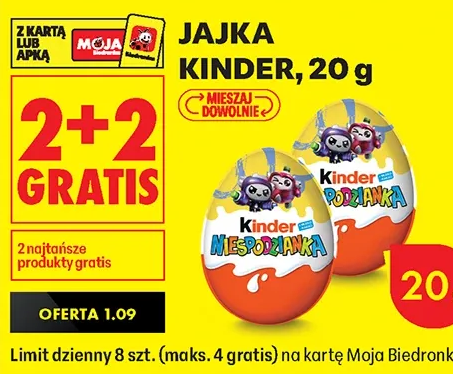 Kinder Jajka 20 g