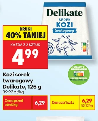 Delikate Kozi serek twarogowy 125 g