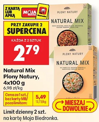 Plony Natury Natural Mix 4 × 100 g