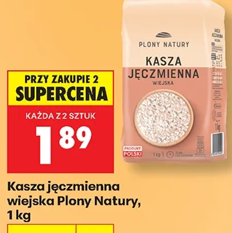 Plony Natury Kasza jęczmienna wiejska 1 kg