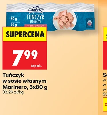 Marinero Tuńczyk w sosie własnym 3 × 80 g