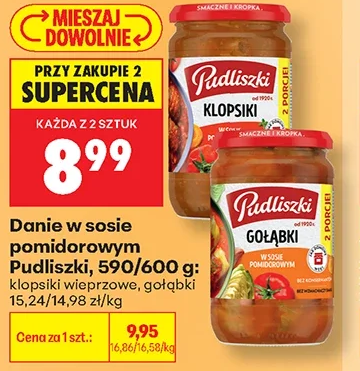 Pudliszki Danie w sosie pomidorowym 600 g