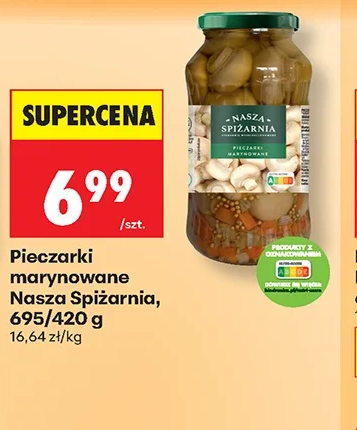 Nasza Spiżarnia Pieczarki marynowane 420 g