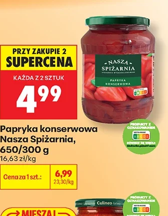 Nasza Spiżarnia Papryka konserwowa 300 g