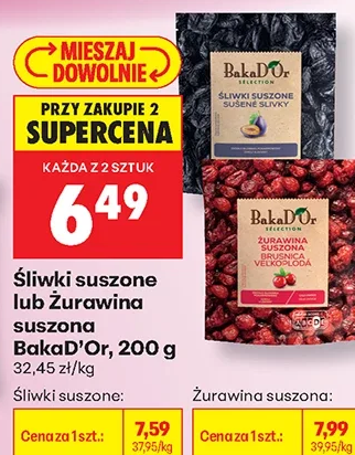 BakaD’Or Śliwki suszone 200 g