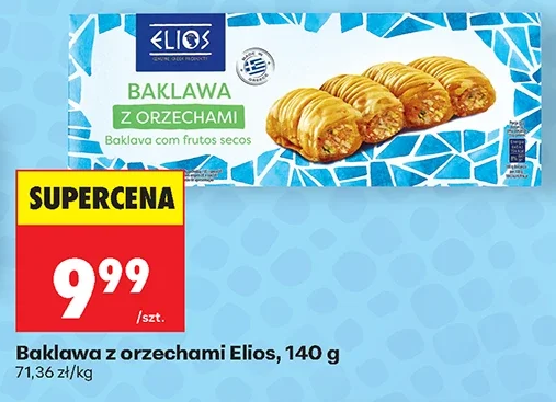 Elios Baklawa z orzechami 140 g