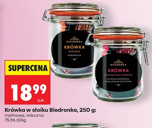 Biedronka Krówka w słoiku 250 g
