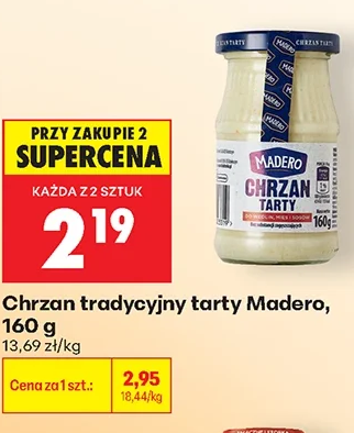 Madero Chrzan tradycyjny tarty 160 g