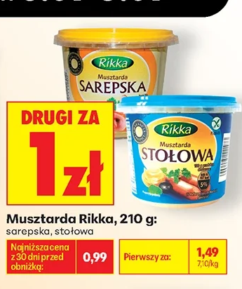 Musztarda Rikka 210 g