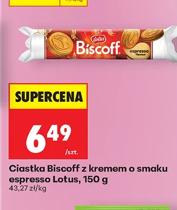 Lotus Ciastka Biscoff z kremem o smaku espresso 150 g