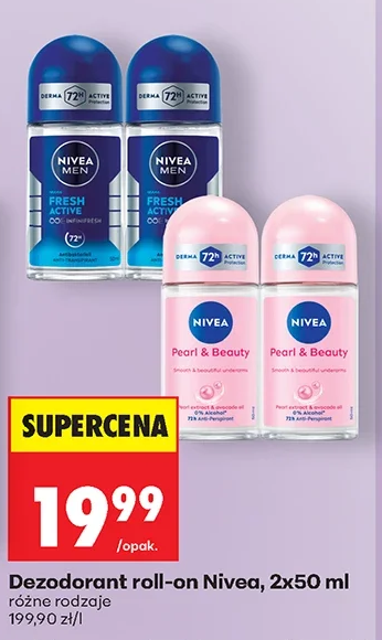 Nivea Dezodorant roll-on 2 × 50 ml
