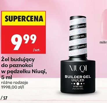 Niuqi Żel budujący do paznokci w pędzelku 5 ml