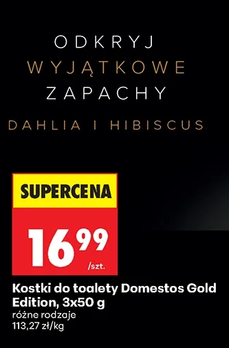 Domestos Kostki do toalety Gold Edition 3 × 50 g