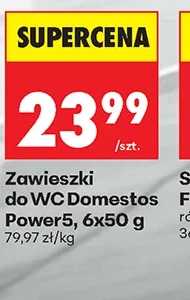 Domestos Zawieszki do WC Power5 6 × 50 g