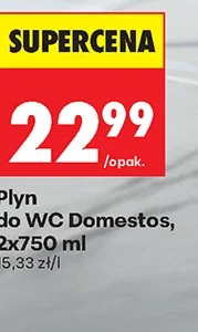 Domestos Płyn do WC 2 × 750 ml