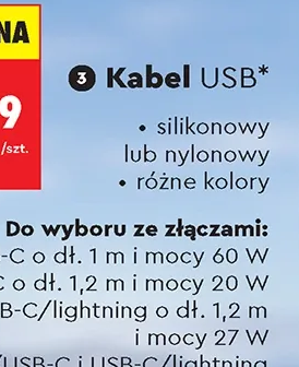 Kabel USB 1 szt.