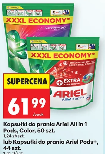 Ariel Kapsułki do prania Pods+ 44 szt.