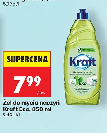 Kraft Żel do mycia naczyń Eco 850 ml