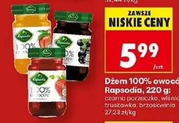 Rapsodia Dżem 100% owoców 220 g