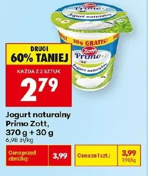 Jogurt naturalny Primo Zott 400 g