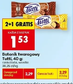 Batonik twarogowy Tuti 40 g