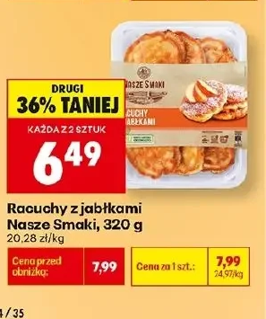 Nasze Smaki Racuchy z jabłkami 320 g