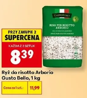 Gusto Bello Ryż do risotto Arborio 1 kg