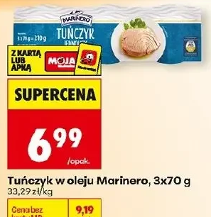 Marinero Tuńczyk w oleju 3 × 70 g