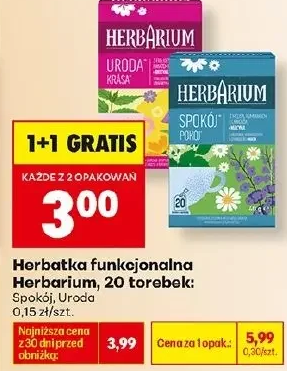 Herbarum Herbata funkcjonalna Spokój 1 szt.