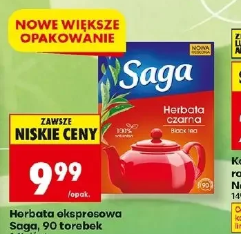 Saga Herbata ekspresowa 1 szt.