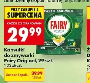 Fairy Kapsułki do zmywarki Original 29 szt.