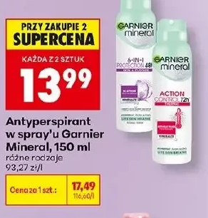 Garnier Antyperspirant w sprayu Mineral 150 ml