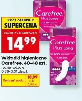 Carefree Wkładki higieniczne, 40-48 1 szt.