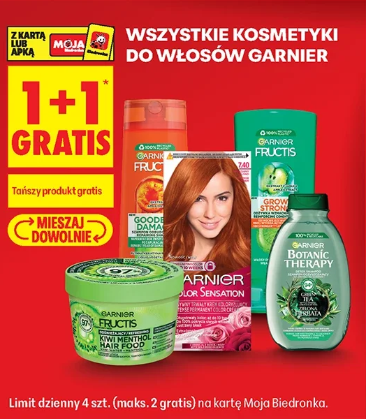 Wszystkie kosmetyki do włosów Garnier