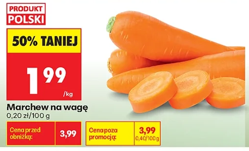 Marchew na wagę 1 kg