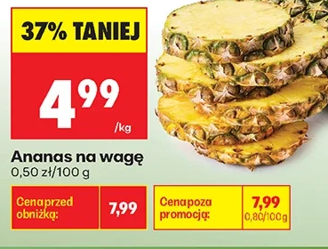 Ananas na wagę 1 kg