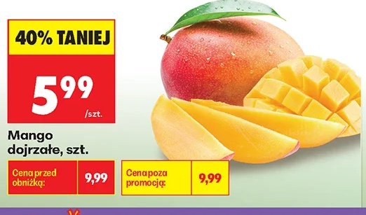 Mango dojrzewające 1 szt.