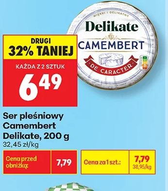 Delikate Ser pleśniowy Camembert 200 g