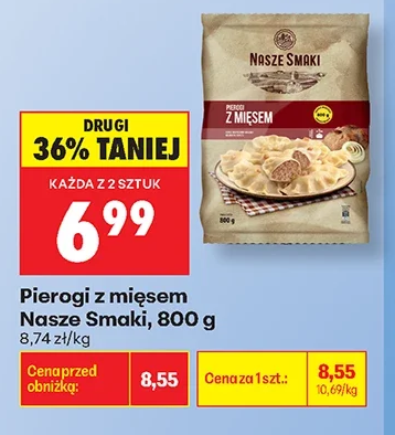 Nasze Smaki Pierogi z mięsem 800 g