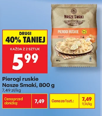 Nasze Smaki Pierogi ruskie 800 g