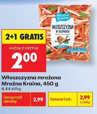 Mroźna Kraina Włoszczyzna mrożona 450 g