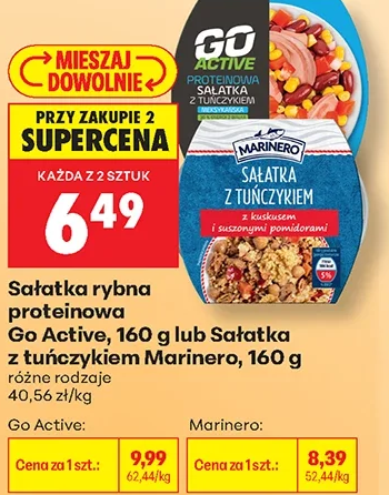 Go Active Sałatka rybna proteinowa 160 g