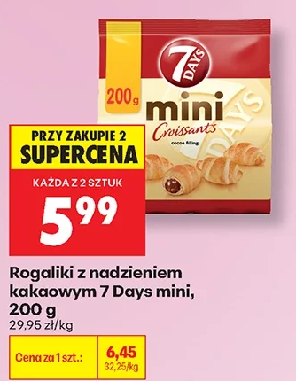 7 Days Rogaliki z nadzieniem kakaowym mini 200 g