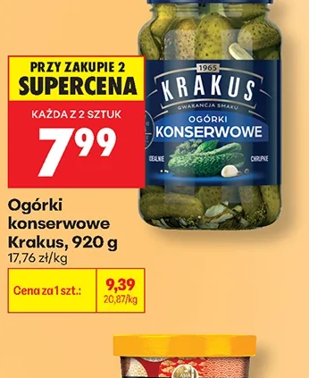 Krakus Ogórki konserwowe 920 g