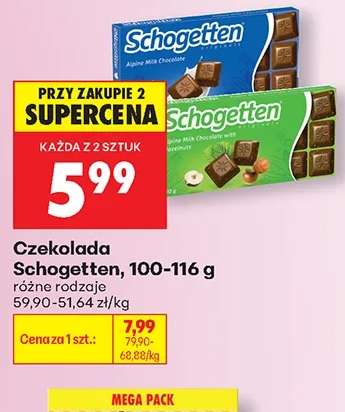 Czekolada Schogetten 116 g