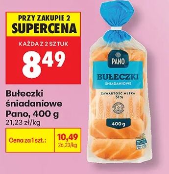 Pano Bułeczki śniadaniowe 400 g